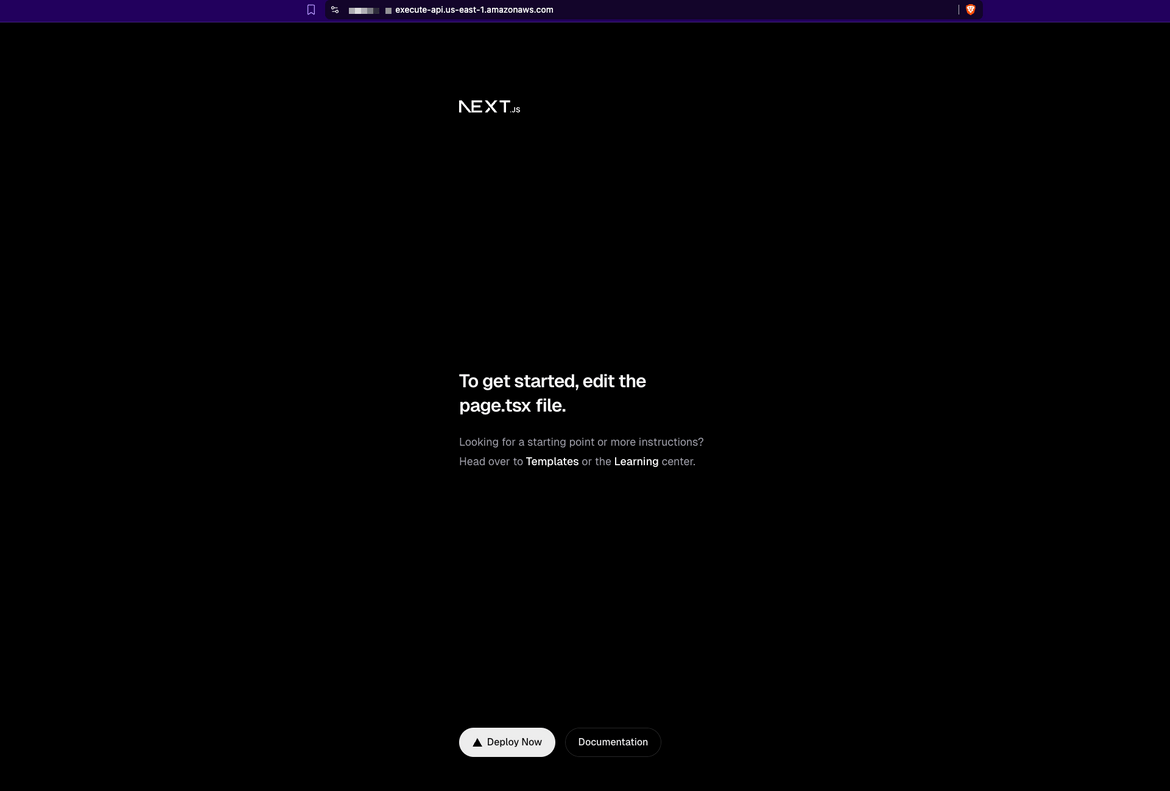 React app loading via the API Gateway URL