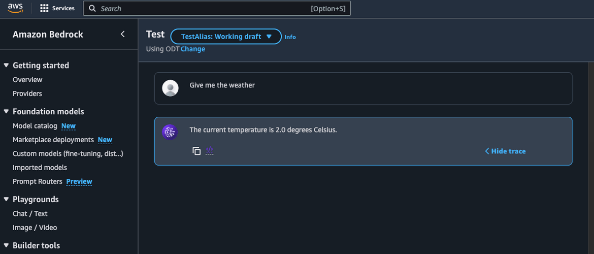 Agent Weather Query