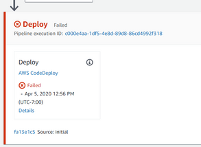 A Codepipeline example to deploy a NodejS app on AWS